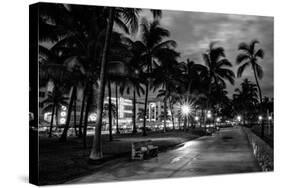 Ocean Drive by Night - Miami-Philippe Hugonnard-Stretched Canvas