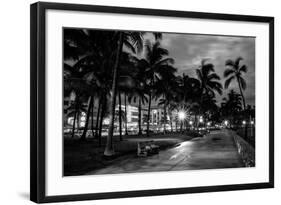 Ocean Drive by Night - Miami-Philippe Hugonnard-Framed Photographic Print