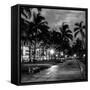 Ocean Drive by Night - Miami-Philippe Hugonnard-Framed Stretched Canvas