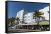 Ocean Drive, South Beach, Miami Beach, Florida, United States of America, North America-Sergio Pitamitz-Framed Stretched Canvas