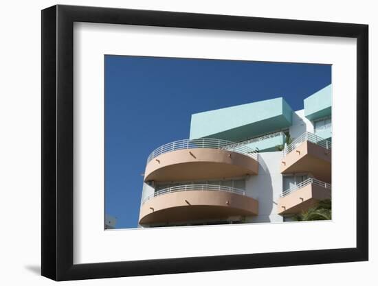 Ocean Drive, South Beach, Miami Beach, Florida, United States of America, North America-Sergio Pitamitz-Framed Photographic Print