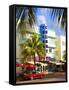 Ocean Drive, South Beach, Miami Beach, Florida, USA-Angelo Cavalli-Framed Stretched Canvas