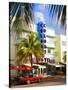 Ocean Drive, South Beach, Miami Beach, Florida, USA-Angelo Cavalli-Stretched Canvas