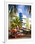 Ocean Drive, South Beach, Miami Beach, Florida, USA-Angelo Cavalli-Framed Photographic Print