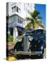 Ocean Drive, South Beach, Miami Beach, Florida, USA-Fraser Hall-Stretched Canvas