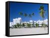 Ocean Drive, South Beach, Miami Beach, Florida, USA-Fraser Hall-Framed Stretched Canvas