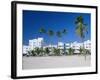 Ocean Drive, South Beach, Miami Beach, Florida, USA-Fraser Hall-Framed Photographic Print