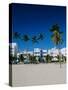 Ocean Drive, South Beach, Miami Beach, Florida, USA-Fraser Hall-Stretched Canvas