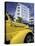 Ocean Drive with Classic Hot Rod, South Beach, Miami, Florida, USA-Robin Hill-Stretched Canvas