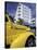 Ocean Drive with Classic Hot Rod, South Beach, Miami, Florida, USA-Robin Hill-Stretched Canvas