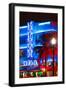 Ocean Drive with the Colony Hotel by Night - Miami Beach - Florida - USA-Philippe Hugonnard-Framed Photographic Print