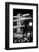 Ocean Drive with the Colony Hotel by Night - Miami Beach - Florida - USA-Philippe Hugonnard-Framed Photographic Print