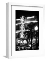 Ocean Drive with the Colony Hotel by Night - Miami Beach - Florida - USA-Philippe Hugonnard-Framed Photographic Print