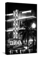 Ocean Drive with the Colony Hotel by Night - Miami Beach - Florida - USA-Philippe Hugonnard-Stretched Canvas