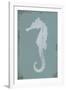 Ocean Fade - Seahorse-Ken Hurd-Framed Giclee Print
