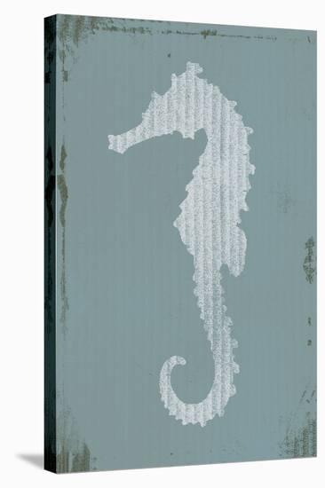 Ocean Fade - Seahorse-Ken Hurd-Stretched Canvas