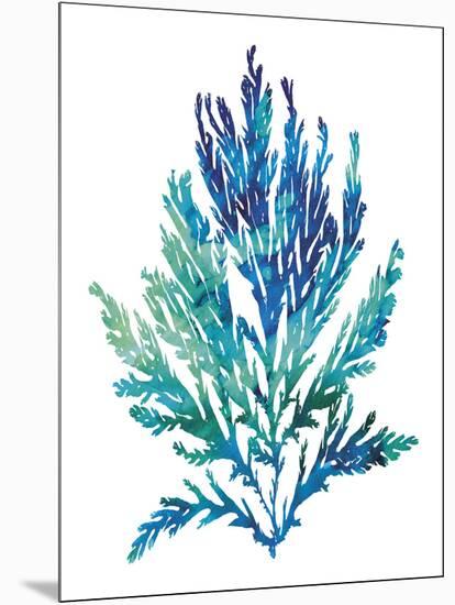 Ocean Feather I-null-Mounted Giclee Print