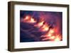 Ocean Fire Lava Shore Hawaii Big Island Volcano National Park-Vincent James-Framed Photographic Print