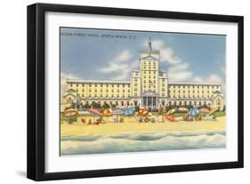 Ocean Forest Hotel, Myrtle Beach, South Carolina-null-Framed Art Print