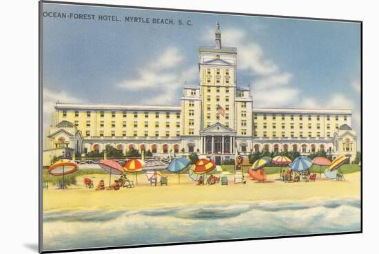 Ocean Forest Hotel, Myrtle Beach, South Carolina-null-Mounted Art Print