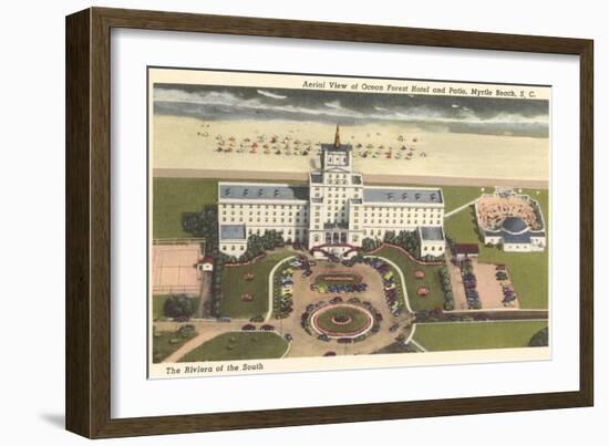 Ocean Forest Hotel, Myrtle Beach, South Carolina-null-Framed Art Print