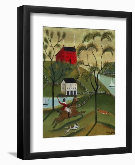 Ocean Fox Hunt Cheryl Bartley-Cheryl Bartley-Framed Giclee Print