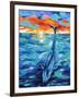 Ocean Friends II-Carolee Vitaletti-Framed Art Print