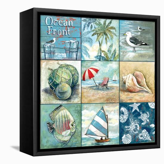 Ocean Front - Nine Square-Gregory Gorham-Framed Stretched Canvas