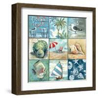 Ocean Front - Nine Square-Gregory Gorham-Framed Art Print