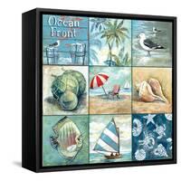 Ocean Front - Nine Square-Gregory Gorham-Framed Stretched Canvas