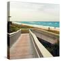 Ocean Front Park-Lisa Hill Saghini-Stretched Canvas