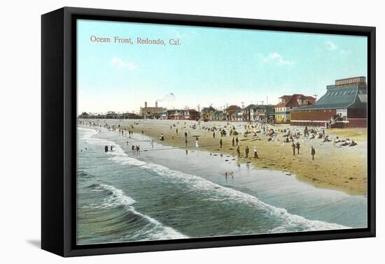 Ocean Front, Redondo Beach-null-Framed Stretched Canvas