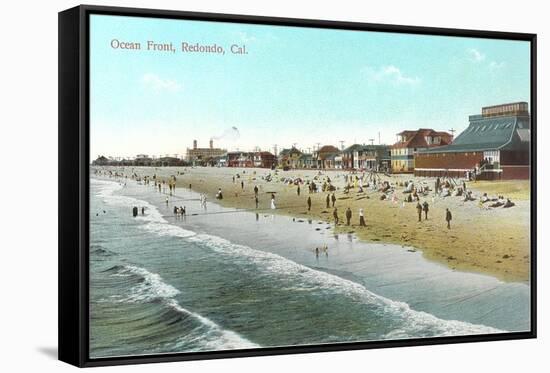 Ocean Front, Redondo Beach-null-Framed Stretched Canvas