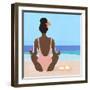 Ocean Gaze I-Annie Warren-Framed Art Print