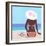 Ocean Gaze II-Annie Warren-Framed Art Print