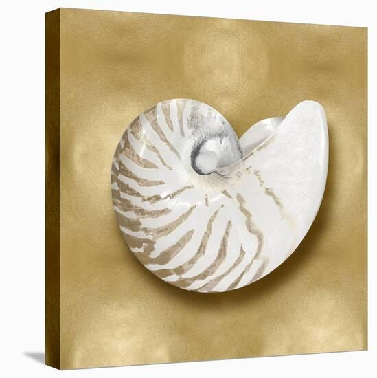 Ocean Gem on Gold III-Caroline Kelly-Stretched Canvas