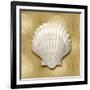 Ocean Gem on Gold IV-Caroline Kelly-Framed Art Print