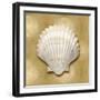 Ocean Gem on Gold IV-Caroline Kelly-Framed Art Print