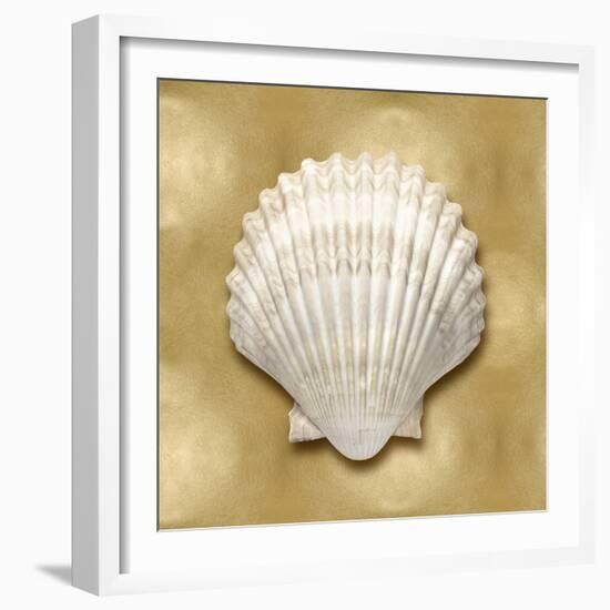 Ocean Gem on Gold IV-Caroline Kelly-Framed Art Print