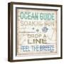 Ocean Guide Sq-Todd Williams-Framed Art Print