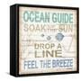 Ocean Guide Sq-Todd Williams-Framed Stretched Canvas