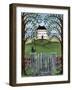 Ocean House Cat Cheryl Bartley-Cheryl Bartley-Framed Giclee Print