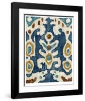 Ocean Ikat III-Chariklia Zarris-Framed Limited Edition