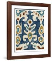 Ocean Ikat III-Chariklia Zarris-Framed Limited Edition