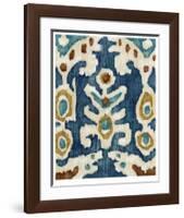 Ocean Ikat III-Chariklia Zarris-Framed Limited Edition