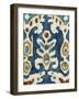 Ocean Ikat III-Chariklia Zarris-Framed Art Print