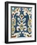 Ocean Ikat III-Chariklia Zarris-Framed Art Print