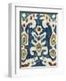 Ocean Ikat III-Chariklia Zarris-Framed Art Print