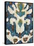 Ocean Ikat IV-Chariklia Zarris-Framed Stretched Canvas