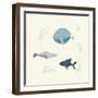 Ocean Life Fish-Becky Thorns-Framed Art Print